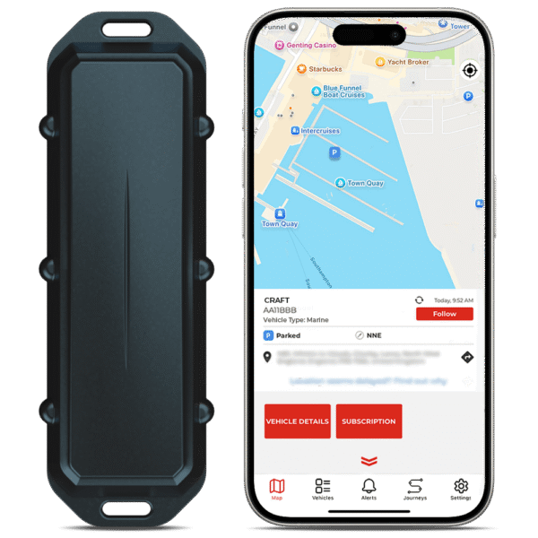 Quantum Marine GPS tracker — Thatcham S7-approved tracker for boats and PWC